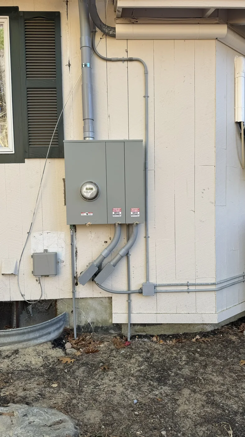 400-amp service upgrade with dual 200-amp panels