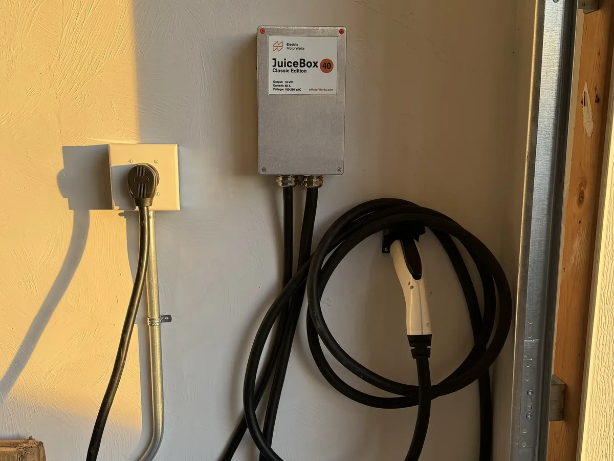 EV charger installation