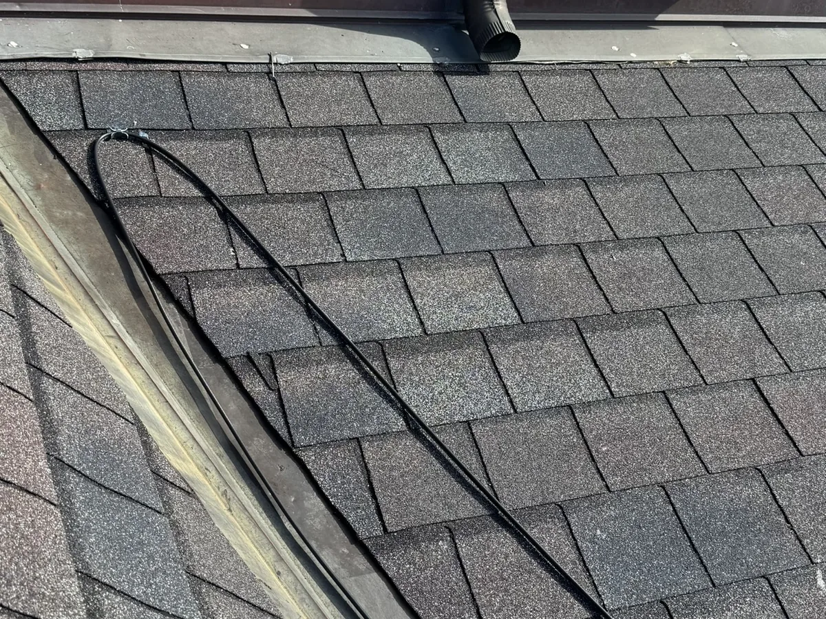 Fire station roof ice-melt