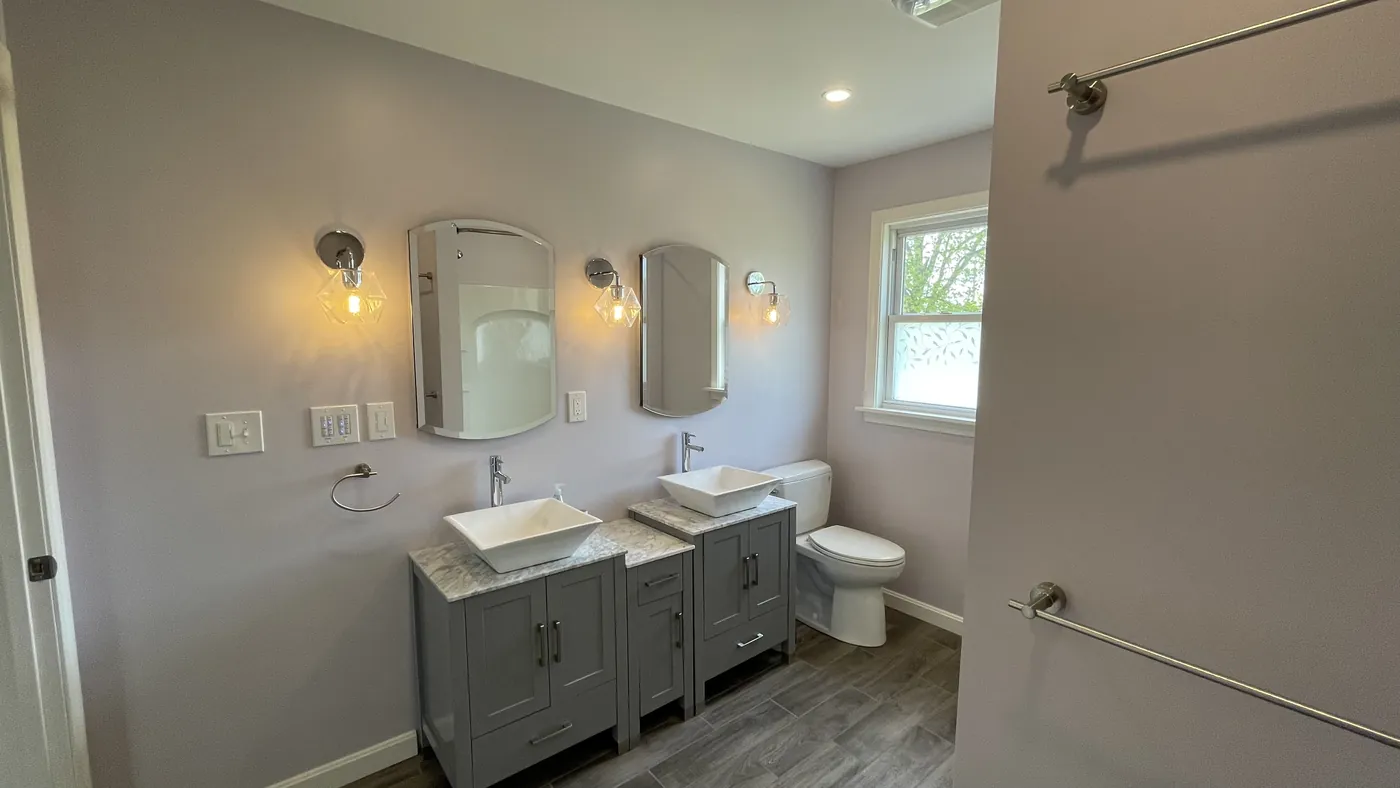 Electrical for a full bathroom remodel